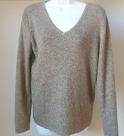 Karen Scott Sweaters - EUC Karen Scott Cotton Ribbed Sweater - M
